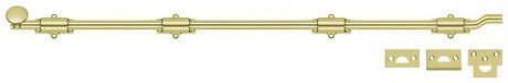 Deltana FPG423 surface bolt in satin nickel, additional view