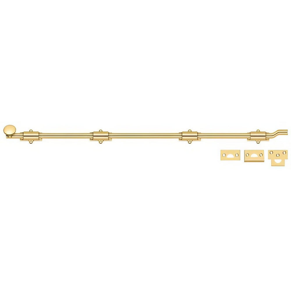 Deltana FPG42CR003 lifetime polished brass surface bolt
