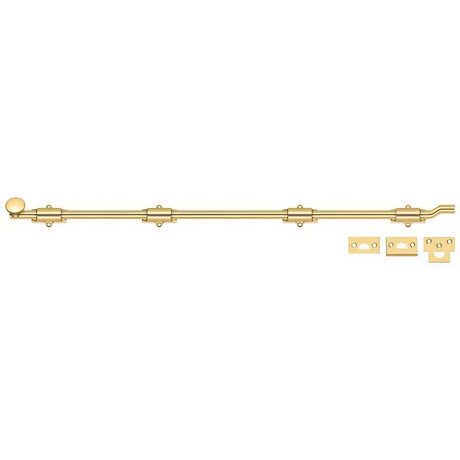 Deltana FPG42CR003 lifetime polished brass surface bolt