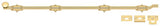 Deltana FPG42CR003 lifetime polished brass surface bolt