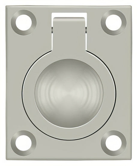 Deltana FRP175U15 satin nickel flush ring pull