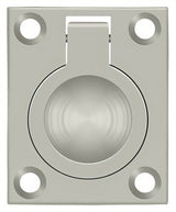 Deltana FRP175U15A flush ring pull in satin stainless, additional view