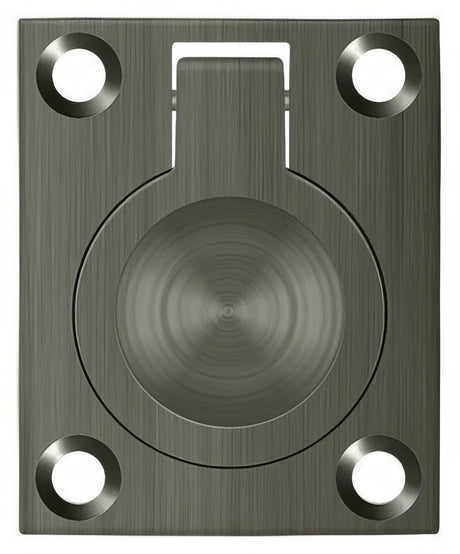 Deltana FRP175U15A antique nickel flush ring pull