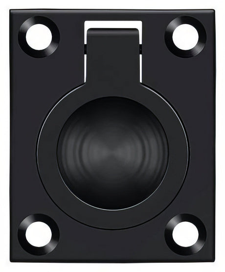 Deltana FRP175U19 black flush ring pull