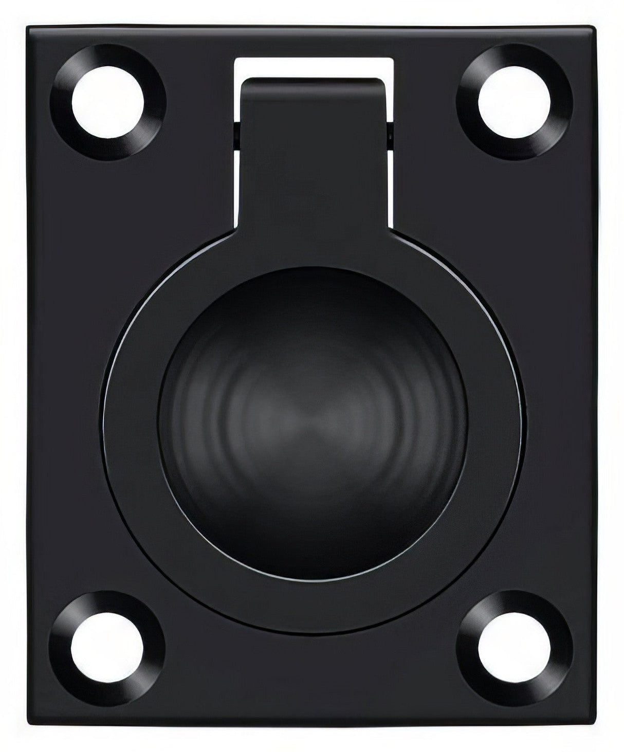 Deltana FRP175U19 flush ring pull in satin stainless, additional view