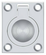 Deltana FRP175U26 flush ring pull in satin stainless, additional view