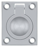 Deltana FRP175U26D flush ring pull in satin stainless, additional view