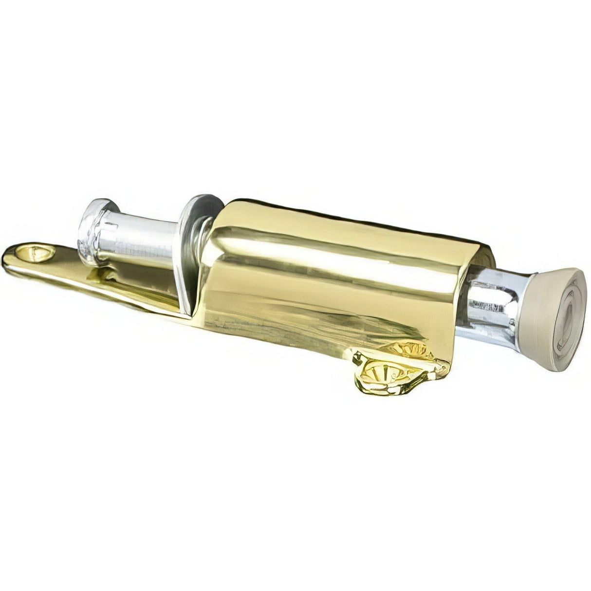 Ives FS11543 polished brass plunger type door holder