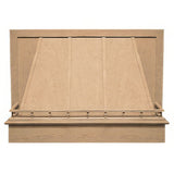 Air-Pro FVALFV 30 M maple standard valance range hood