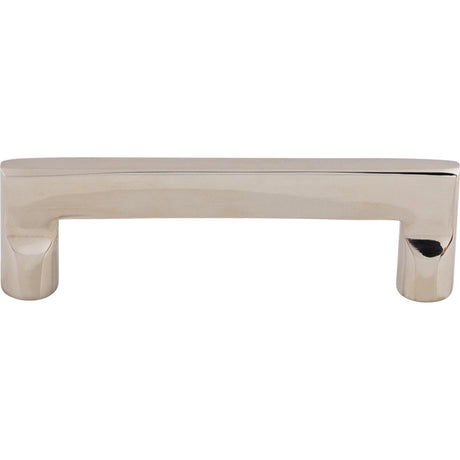 Top Knobs M1974 Aspen II Flat Sided 4" Center to Center Bar Pull Polished Nickel