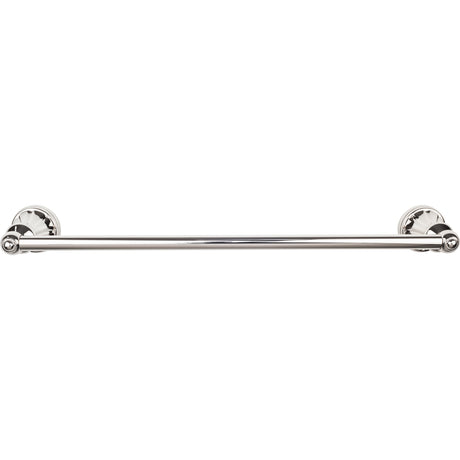 Top Knobs HUD6PN TOP BATH (R) Hudson Bath Single 20 1/4" Wall Mounted Towel Bar Polished Nickel