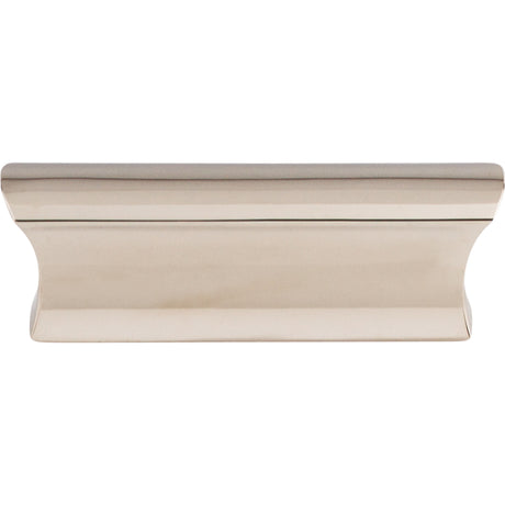 Top Knobs TK552PN Glacier 2" Center to Center Finger Pull Polished Nickel