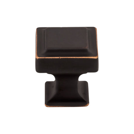 Top Knobs TK701UM Ascendra 1 1/8" Length Square Knob Umbrio
