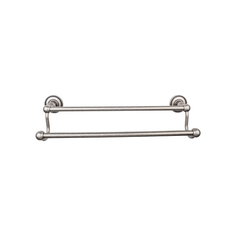 Top Knobs ED9APA TOP BATH (R) Edwardian Bath Double 26 1/2" Wall Mounted Towel Bar Antique Pewter