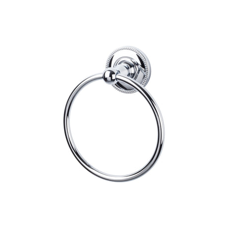 Top Knobs ED5PCA TOP BATH (R) Edwardian Bath Towel Ring Polished Chrome
