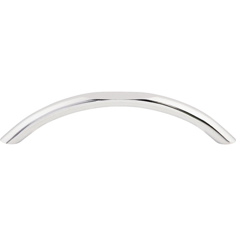 Top Knobs M544 Curved 5 1/16" Center to Center Bar Pull Polished Chrome