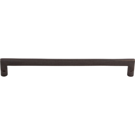 Top Knobs M1377 Aspen Flat Sided 12" Center to Center Appliance Pull Medium Bronze