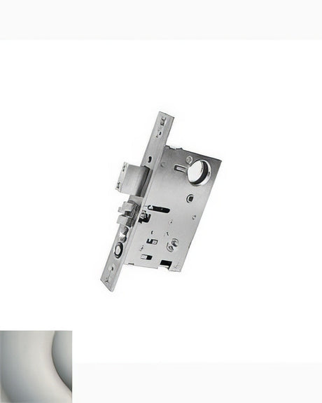 Baldwin G6055056RRLS lifetime satin nickel privacy door lever