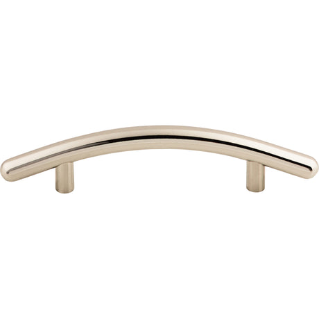 Top Knobs M1951 Curved 3 3/4" Center to Center Bar Pull Polished Nickel