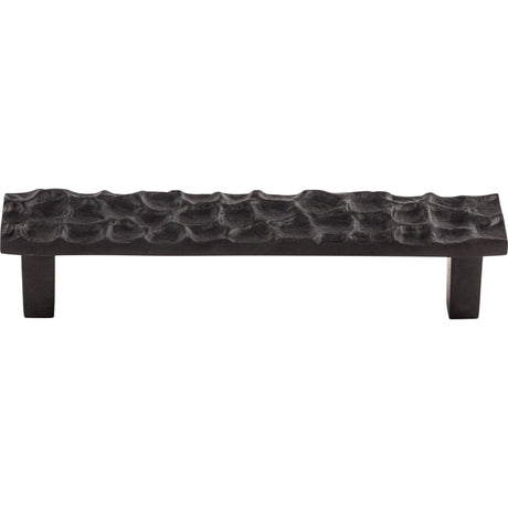 Top Knobs TK305CB Cobblestone 5 1/16" Center to Center Bar Pull Coal Black