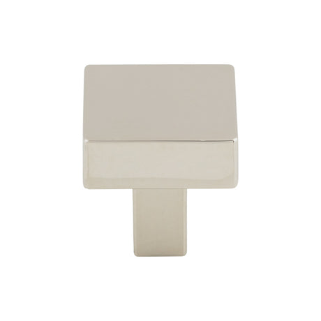 Top Knobs TK740PN Channing 1 1/16" Length Square Knob Polished Nickel