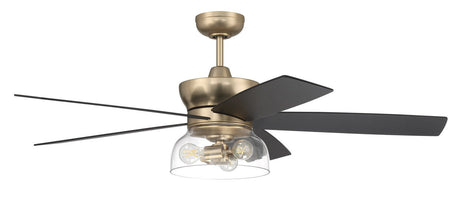 Craftmade GBN52SB5 52" Gibson Ceiling Fan in Satin Brass