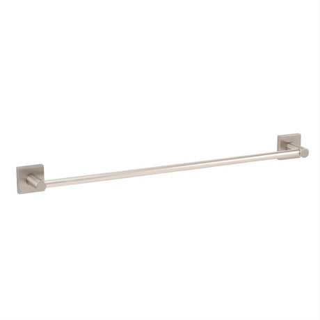 GEO GBA-EM2458-SN 24" x 5/8" Modern Towel Bar with 2" x 2" Base Satin Nickel