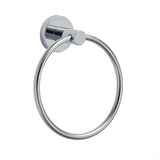 GEO GBA-GBCTR-PC Contemporary Metal Circle Towel Ring Polished Chrome