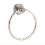GEO GBA-GBCTR-SN Contemporary Metal Circle Towel Ring Satin Nickel