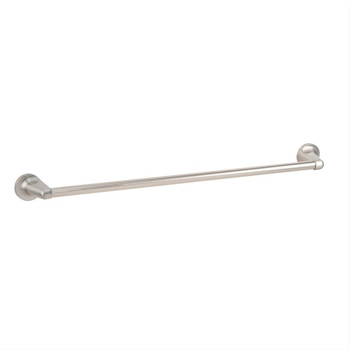 GEO GBA-GD2434-SN 24" x 3/4" Transitional Towel Bar with 2-3/16" Base Satin Nickel