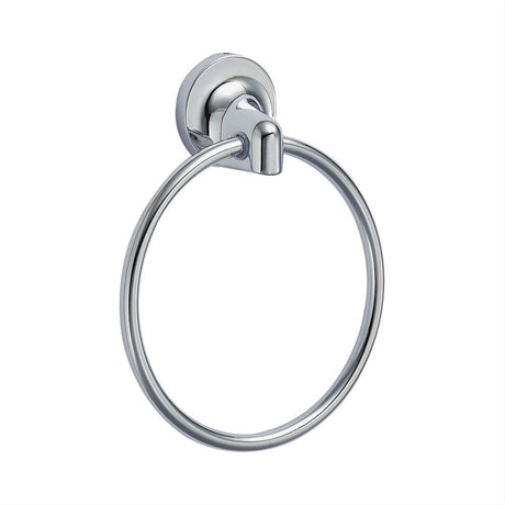 GEO GBA-GDMTR-PC 6" Transitional Metal Towel Ring Polished Chrome