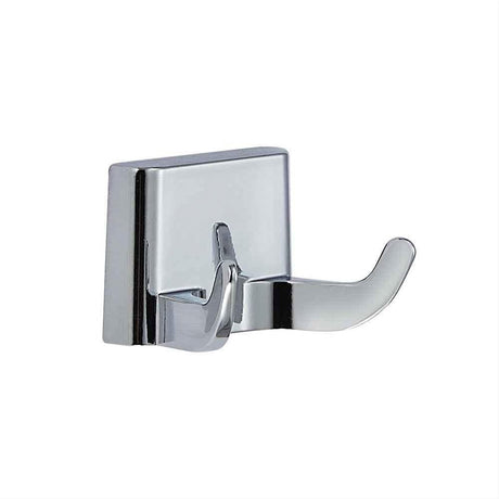 GEO GBA-OLDRH-PC 1-7/16" x 2-7/16" Traditional Double Robe Hook Polished Chrome