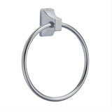 GEO GBA-OLMTR-PC 6" Traditional Metal Towel Ring Polished Chrome