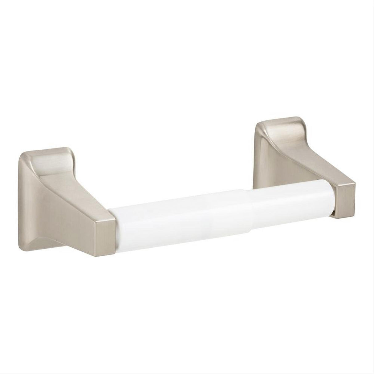 GEO GBA-OLSPHW-PC 2-1/4" x 7-1/8" Traditional Surface Paper Holder with White Roller Polished Chrome