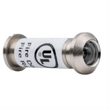 GEO GBH-DV160UL-SN 20 Minute UL Fire Rated 160 Degree Door Viewer for 1/2" Hole for 1-3/8" to 2-1/4" Door Satin Nickel