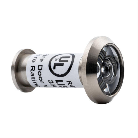 GEO GBH-DV180UL-SN 20 Minute UL Fire Rated 180 Degree Door Viewer for 9/16" Hole for 1-3/8" to 2-1/4" Door Satin Nickel