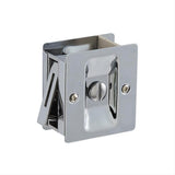 GEO GBH-SDPR-PC 1-3/4" x 2-1/4" Privacy Sliding Door Lock Polished Chrome