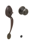 Schlage FE285PLY716GEO aged bronze electronic keypad lower half handleset