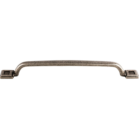 Top Knobs M1824 Square Inset 8" Center to Center Bar Pull Cast Iron