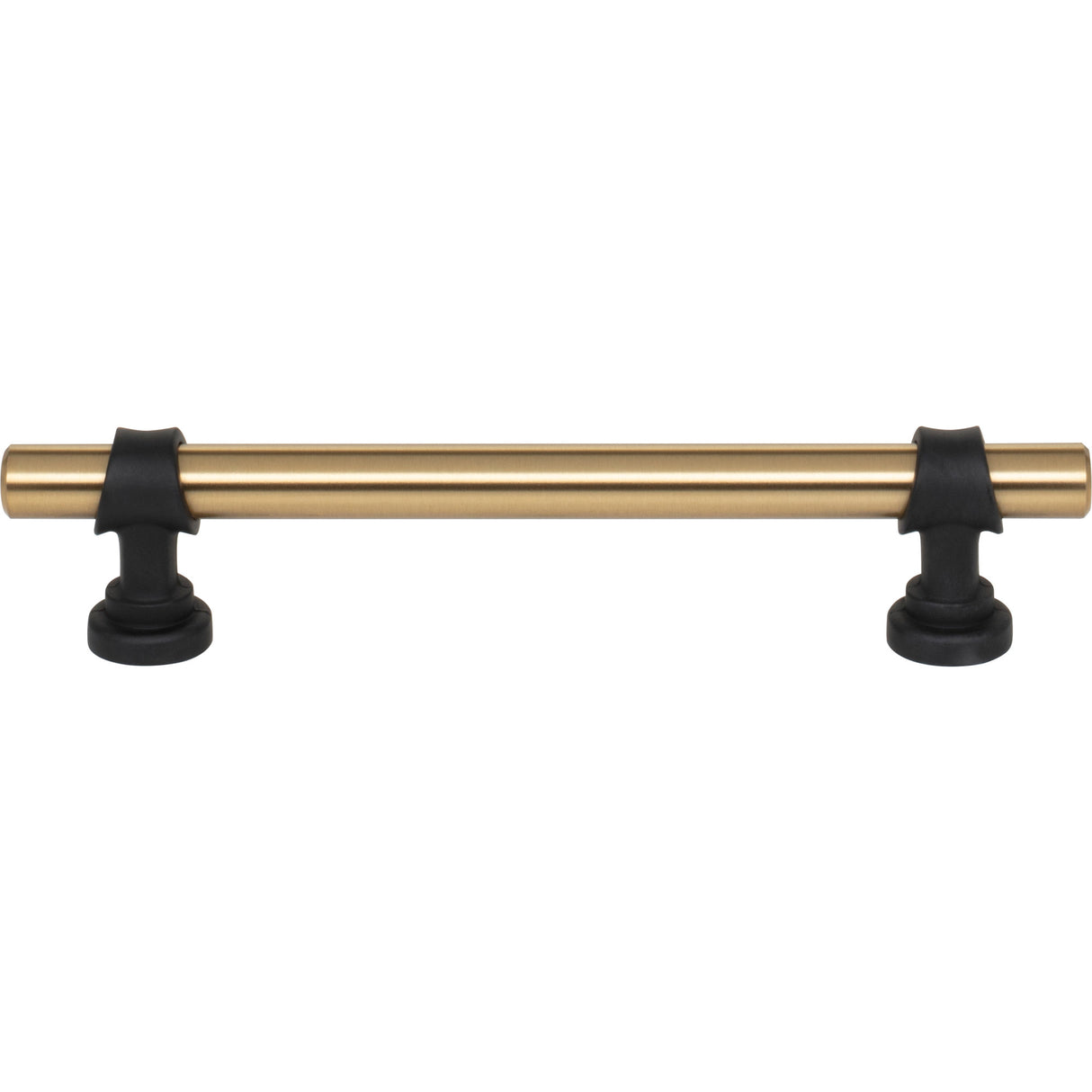 Top Knobs M2717 Bit 5 1/16" Center to Center Bar Pull Honey Bronze and Flat Black