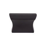 Top Knobs TK551BLK Glacier 1 1/2" Length Rectangle Knob Flat Black