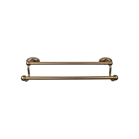 Top Knobs ED9GBZC TOP BATH (R) Edwardian Bath Double 26 1/2" Wall Mounted Towel Bar German Bronze