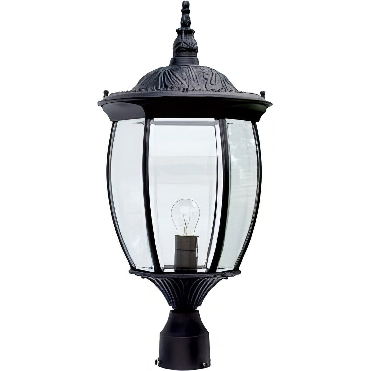 Dabmar Lighting GM102-B black post top light fixture