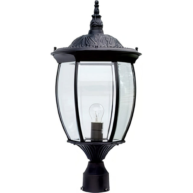 Dabmar Lighting GM102-B black post top light fixture