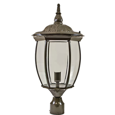 Dabmar Lighting GM102-BZ bronze post top light fixture