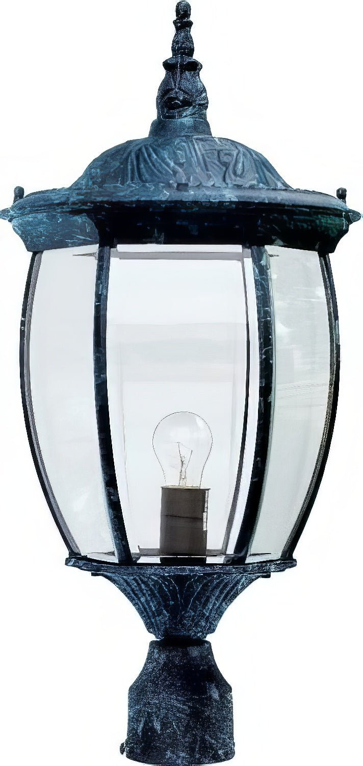 Dabmar Lighting GM102-L9-27K-VG verde green outdoor post light fixture
