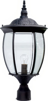 Dabmar Lighting GM102-L9-40K-B black outdoor post light fixture
