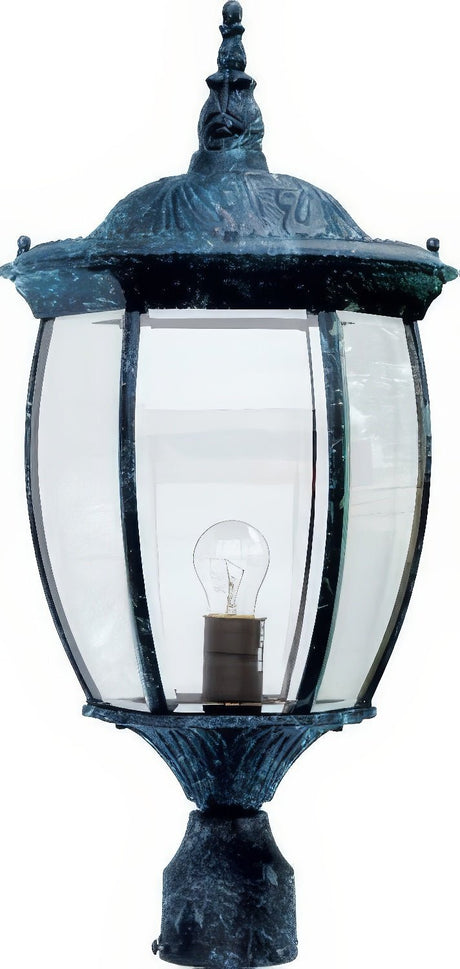 Dabmar Lighting GM102-L9-40K-VG verde green outdoor post light fixture