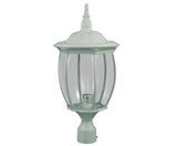 Dabmar Lighting GM1021-L18-65K-W white post light & pole