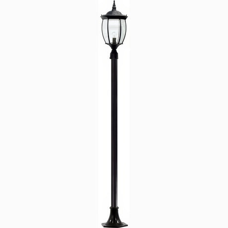 Dabmar Lighting GM1021-L6-60K-B black post light & pole